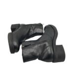 Botine dama 37, piele, negru - imagine 4