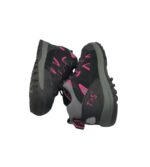 Ghete dama Trekk Star 39, imitație de piele, material textil, negru - imagine 4