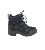 Ghete dama Mountain Horse 39, material textil, piele intoarsa, negru