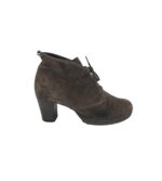 Botine dama Gabor 37.5, piele intoarsa, bej