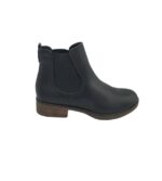 Botine dama Graceland 39, imitatie de piele, negru