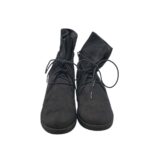 Ghete dama 38, material textil, negru - imagine 3