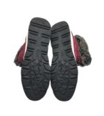 Cizme dama Trollkids 38, material textil, piele intoarsa, visiniu, imblanite - imagine 5