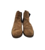 Ghete barbati Selected 40, piele intoarsa, maro - imagine 3