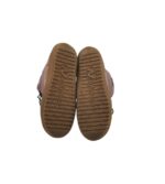 Cizme copii Naturino 25, piele intoarsa, material textil, maro, imblanite - imagine 5