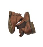 Botine dama Mustang 38, imitație de piele, maro - imagine 4