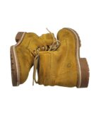 Ghete dama Tamaris 38, piele intoarsa, maro - imagine 4