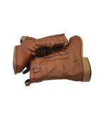 Ghete dama 41, imitatie de piele, maro - imagine 4