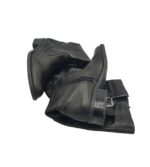 Cizme dama Lilley 38, piele, negru - imagine 4