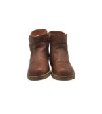 Ghete copii Next 27, imitație de piele, maro, imblanite - imagine 3