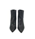 Botine dama Miss 37, imitație de piele, negru - imagine 3