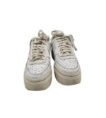 Adidasi dama Nike 38, imitație de piele, alb - imagine 3