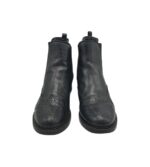 Ghete dama 5th Avenue 39, piele, negru - imagine 3