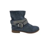 Botine dama Graceland 38, material textil, albastru