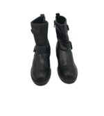 Ghete dama Graceland 39, imitatie de piele, negru - imagine 3