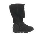 Cizme dama S'Oliver 37, material textil, negru, imblanite