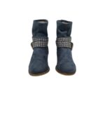 Botine dama Graceland 38, material textil, albastru - imagine 5