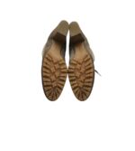 Ghete dama 38, piele intoarsa, gri - imagine 4