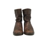 Cizme dama 43, piele, maro, imblanite - imagine 3