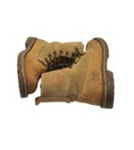 Ghete dama Dockers 37, piele intoarsa, maro,  imblanite - imagine 4