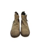 Botine dama Cox 40, piele intoarsa, maro - imagine 3