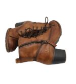 Ghete dama Bugatti, 37, piele, maro - imagine 4