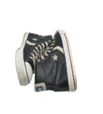 Tenisi barbati Converse 44.5  imitatie de  piele, negru - imagine 4