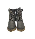 Ghete dama Tom Tailor 36, imitație de piele, material textil, gri - imagine 3