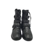 Ghete dama Tamaris 40, piele, negru , captusite - imagine 3