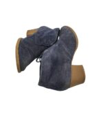 Botine dama Tamaris 42, piele intoarsa, albastru - imagine 4