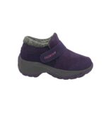 Ghete dama Fashion 40, material textil, mov, imblanite