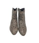 Botine dama M&S 39, imitație de piele, gri bej - imagine 3