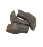 Botine dama M&S 39, imitație de piele, gri bej - imagine 4