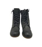 Ghete dama S'oliver 38, material textil, piele, negru - imagine 4