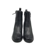 Botine dama Easy Street 39, imitație de piele, negru - imagine 3
