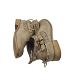 Botine dama Young Spirit, 38, imitație de piele, material textil, bej - imagine 4