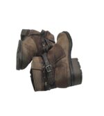 Botine dama Tamaris 39, imitație de piele, bej - imagine 4