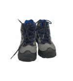 Ghete copii Regatta 32, imitație de piele, material textil, gri negru, waterproof - imagine 3