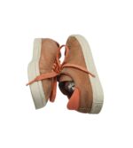 Adidasi dama Adidas 38, piele intoarsa, maro - imagine 4