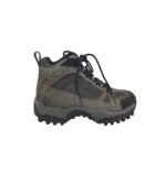 Ghete dama Land's End 38, material textil, piele intoarsa, gri negru