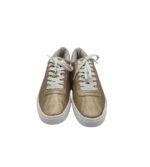 Tenisi dama H&M 36, imitație de piele, auriu - imagine 3