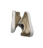 Tenisi dama H&M 36, imitație de piele, auriu - imagine 4