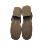 Cizme dama 39, piele intoarsa, maro, imblanite - imagine 5