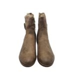 Botine dama S'oliver 41, imitație de piele, bej, captusite - imagine 3