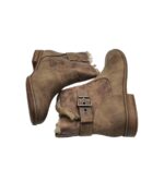 Botine dama S'oliver 41, imitație de piele, bej, captusite - imagine 4