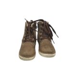 Ghete copii Lurchi 28, imitatie de piele, maro, imblanite - imagine 3