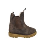 Ghete dama Vesterbro 39, piele intoarsa, maro, imblanite