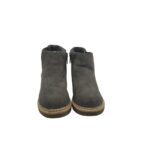 Ghete copii F&F 27, imitatie de piele, gri - imagine 3