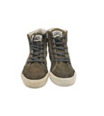 Tenisi dama Dockers 39, piele intoarsa, gri, imblanite - imagine 3