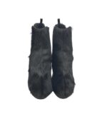 Botine dama Flip Flop 40, material textil, piele, negru - imagine 3